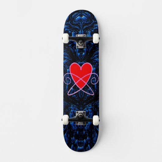 Vortex Heart Skateboard (Vorderseite)
