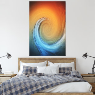 Vortex Leinwanddruck