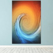 Vortex Leinwanddruck (Insitu (Holzboden))