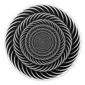 Vortex Mandala Keramikknauf (Vorderseite)
