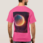 "Vortex of Energy: Partikel in Hyperspace Motion" T-Shirt (Rückseite)