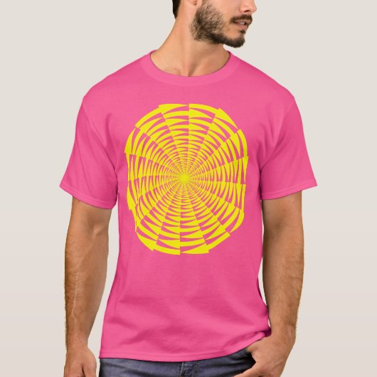 Vortex optische Täuschung T-Shirt (Vorderseite)