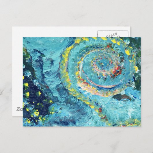 Vortex Postkarte (Vorne/Hinten)