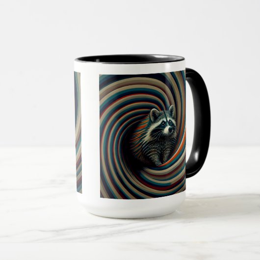 Vortex Raccoon Tasse (VorderseiteRechts)