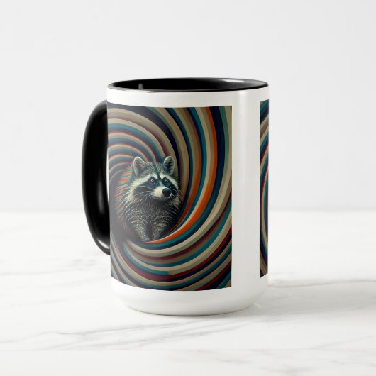 Vortex Raccoon Tasse (Vorderseite Links)