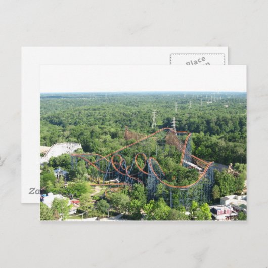 Vortex Roller Untersetzer Kings Island Postkarte (Vorne/Hinten)