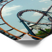 Vortex, Roller Untersetzer, KingsIsland, Vergnügun Poster (Ecke)