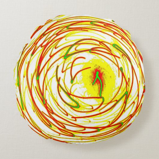 Vortex Round Cushion Runde Kissen (Vorderseite)