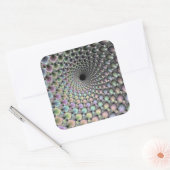 Vortex-Sticker Quadratischer Aufkleber (Umschlag)