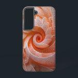 Vortex Swirl Phone Case Samsung Galaxy Hülle<br><div class="desc">Ein faszinierender Wirbel in Orange- und Cremetönen schafft einen Wirbel von Bewegung und Intensität.</div>