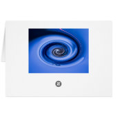 Vortex von Shirley Taylor Greeting Card (Rückseite Horizontal)