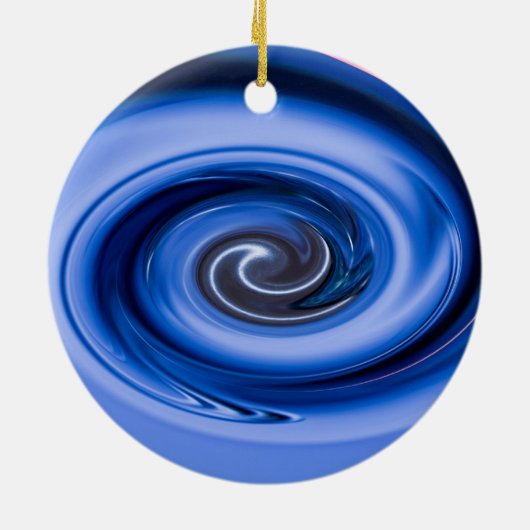 Vortex von Shirley Taylor Keramik Ornament (Hinten)