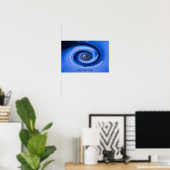 Vortex von Shirley Taylor Poster (Heimbüro)