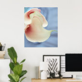 Vortex White Calla Lilies Art Print Poster Foto (Heimbüro)