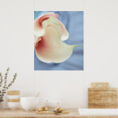 Vortex White Calla Lilies Art Print Poster Foto (Küche)