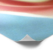 Vortex White Calla Lilies Art Print Poster Foto (Ecke)