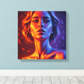 Vortex, wie beschnitten Canvas Print Leinwanddruck (Insitu (Holzboden))