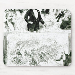 Vortrag auf dem ägyptischen Krieg, 1883 Mousepad