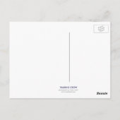 Vortrag der Crow Postkarte (Rückseite)