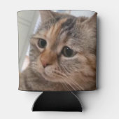 Vortrag Katzen Meme Doppelseitiges Schwarzes Dosenkühler (Rückseite)