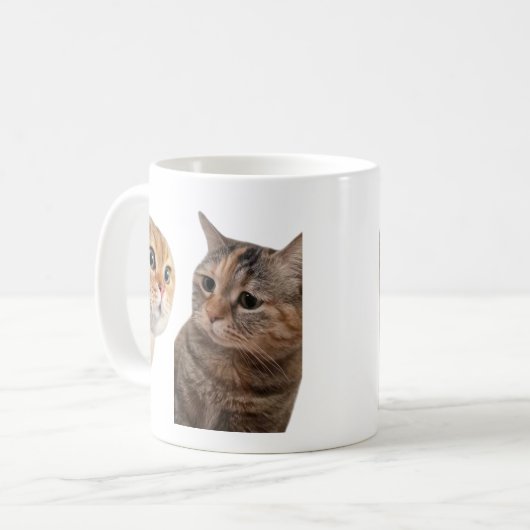 Vortrag Katzen Meme Tasse doppelt (Vorderseite Links)