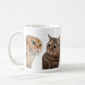 Vortrag Katzen Meme Tasse doppelt (Links)