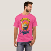 Vortrag über Cricket Cricket Player T-Shirt (Vorne ganz)