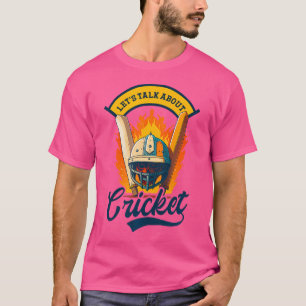 Vortrag über Cricket Cricket Player T-Shirt