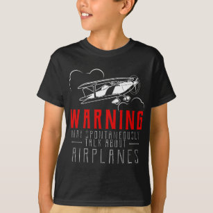 Vortrag über Flugzeuge , T-Shirt für Luftfahrt, Me