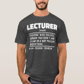 Vortragshalter Noun Public Lautsprecher Unterricht T-Shirt (Vorderseite)