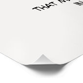 VORÜBER VERLASSEN UNSAID POSTER (Ecke)