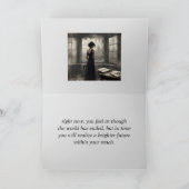 VORÜBERGEHENDE DISMALERMUTIERUNGSKARTE DANKESKARTE (Innenseite)