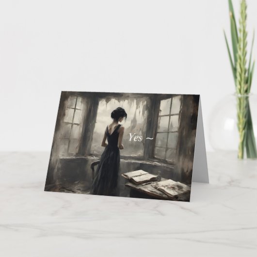 VORÜBERGEHENDE DISMALERMUTIERUNGSKARTE DANKESKARTE (Vorderseite)