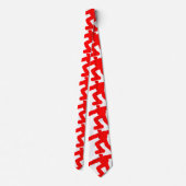 VORÜBERGEHENDE ROTE MALE FIGURE KRAWATTE (Rückseite)