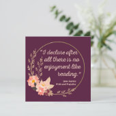 Vorurteil III - Niedlicher Stil Einladung (Stehend Vorderseite)