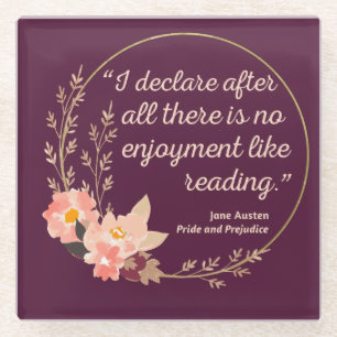 Vorurteil III - Niedlicher Stil Glasuntersetzer