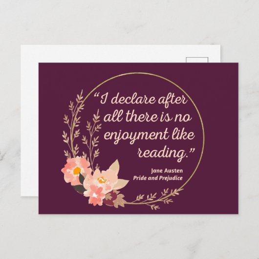 Vorurteil III - Niedlicher Stil Postkarte (Vorne/Hinten)