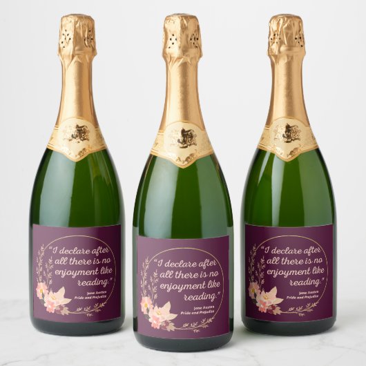 Vorurteil III - Niedlicher Stil Schaumweinetikett (Flaschen)