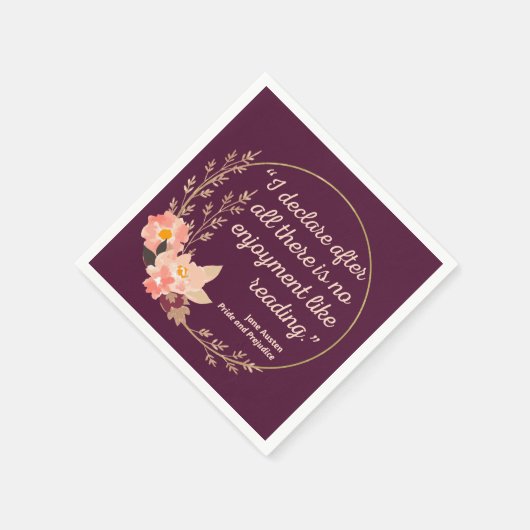 Vorurteil III - Niedlicher Stil Serviette (Ecke)