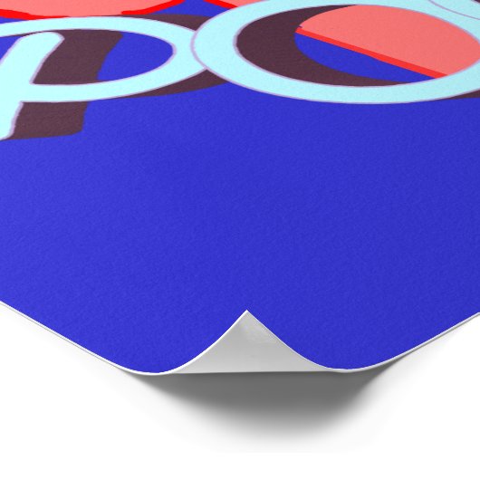 Vorurteil ist Poopy Poster (Ecke)