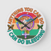 Vorwahl Runde Wanduhr (Vorderseite)