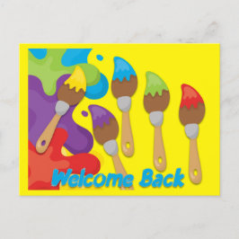 Vorwahlfarben für die Rückseitenlackierung Postkarte