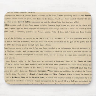 Vorwand für neue merkantile Meeresatlas Mousepad