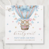 Vorwarte Boy Girl Twins Pop Es, wenn sie Pop Geschenkanhänger (Vorderseite)