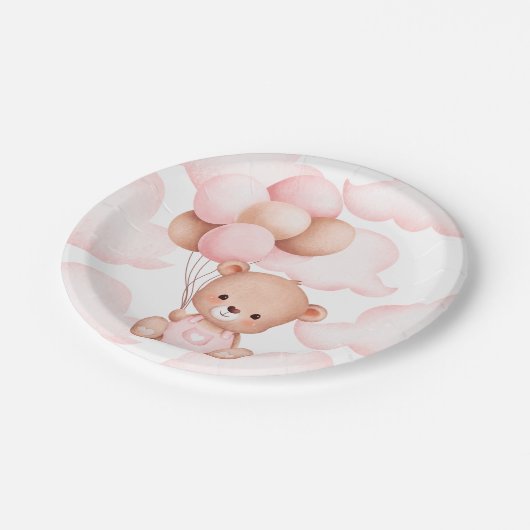 Vorwarteplatte Pappteller (Schrägansicht)