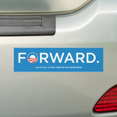 "Vorwärts" Autoaufkleber Obama 2012 (Auf Auto)