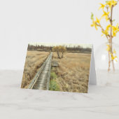 Vorwärts bewegen - Leersitzkarte Karte (Gelbe Blume)