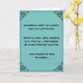 Vorwärts denken karte (Gelbe Blume)