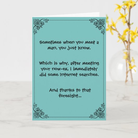 Vorwärts denken karte (Gelbe Blume)