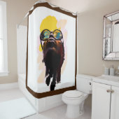 Vorwärts - Duschvorhang (Beispiel)